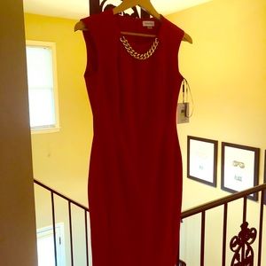 Red NWT Calvin Klein dress